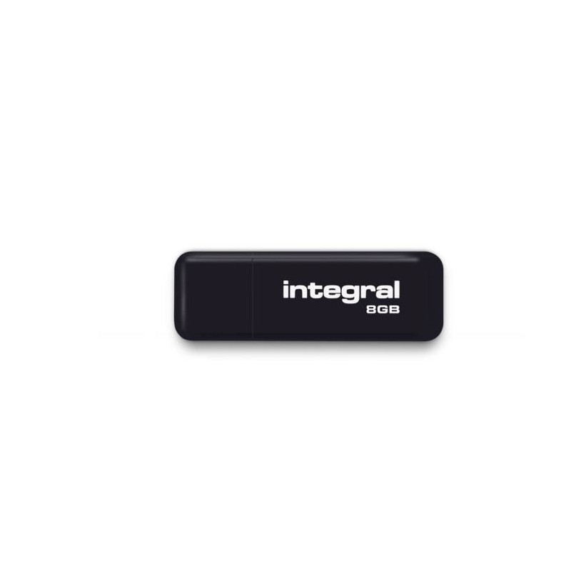 Integral clé USB Neon 8Go Noir - Livraison Gratuite