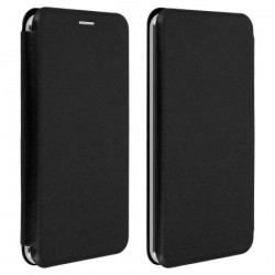 Swiss Charger - Etui folio slim en simili cuir pour Samsung Galaxy Ace 4 - Noir