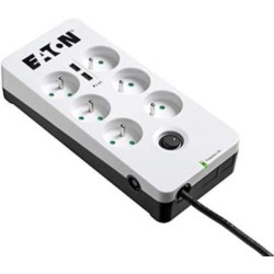 Multiprise Eaton Multiprise-Parafoudre -Eaton Protection Box 6 USB FR - PB6UF - 6 prises FR + 2 ports USB - Blanc & No