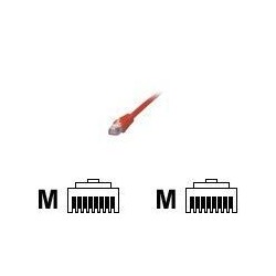 MCL Câble réseau FCC6M-3M/R - 3 m catégorie 6 - 1 x RJ-45 mâle - 1 x RJ-45 mâle - Rouge