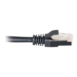 CBL-2M SHIELD CAT5E MOULDED PATCH BLACK
