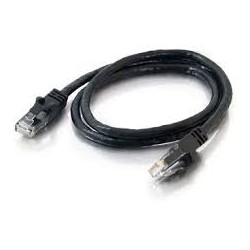 Cordon de raccordement - RJ-45 (M) - 1.5 m - CAT 6 - Moulé, Toronné, Sans crochet - noir