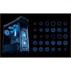 LEPA Ventilateur CHOPPER ADVANCE - Bleu - 12cm