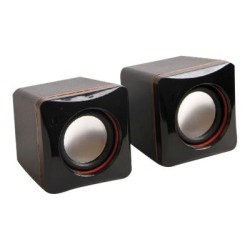 MCL Mini Haut-parleurs - RMS alimentés par l'USB - Noir - 4W