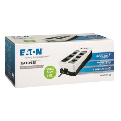 Onduleur Eaton 3S 550 FR - Off-line UPS - 3S550F - 550VA (6 prises françaises) Noir/Blanc