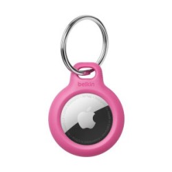 Belkin Support AirTag sécurisé avec porte-clés rose
