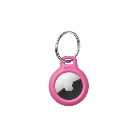Belkin Support AirTag sécurisé avec porte-clés rose