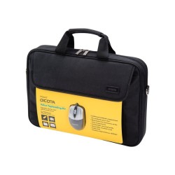 DICOTA Sacoche ordinateur Value Toploading Kit avec souris optique USB - 15.6"