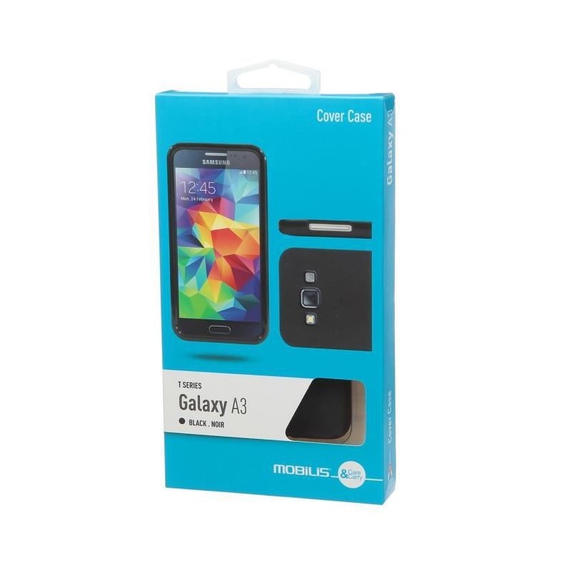 Protection Mobilis - Galaxy A3 coque noir