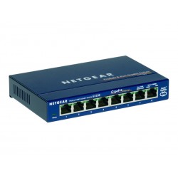 Switch Netgear - 8 ports GS108 Switch Ethernet-Switch 8 ports 10/100/1000