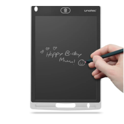 Tableau électronique LCD 8,5" - UNOTEC blanc