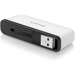 Belkin Travel Hub USB 2.0 Noir/Blanc
